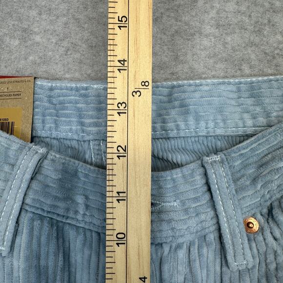 Levi's 514 Straight Fit Pants Mens Size 36 x 32 Blue Corduroy Regular Fit Cotton - Picture 11 of 13